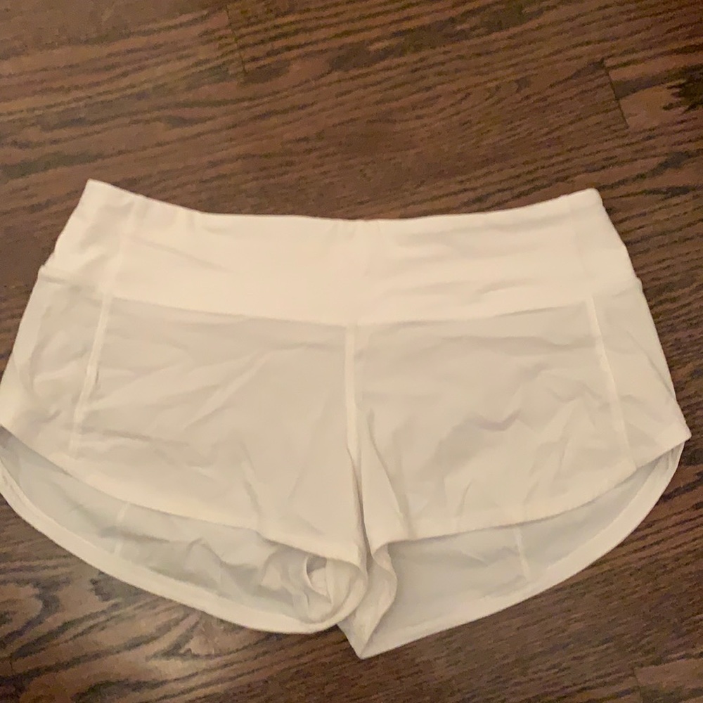 Lululemon white shorts